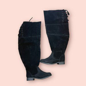 Laced Up Boots- Thigh boots